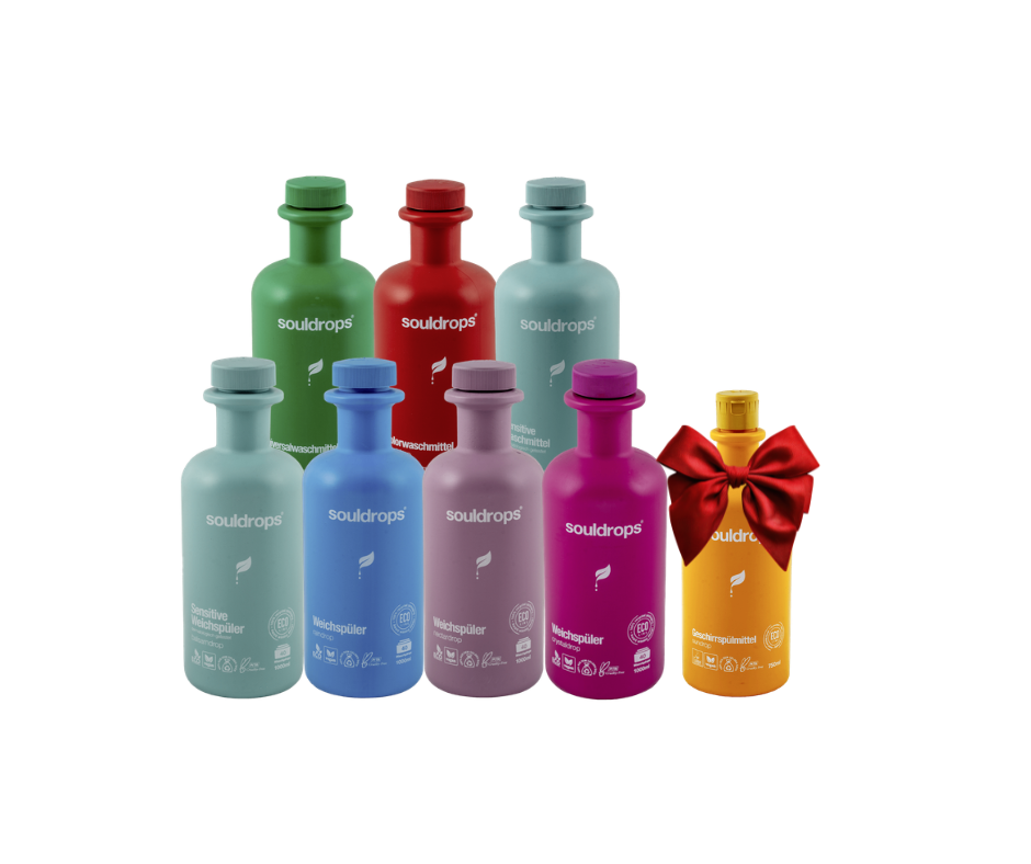 Souldrops Super paket detergentov in mehčalcev + DARILO