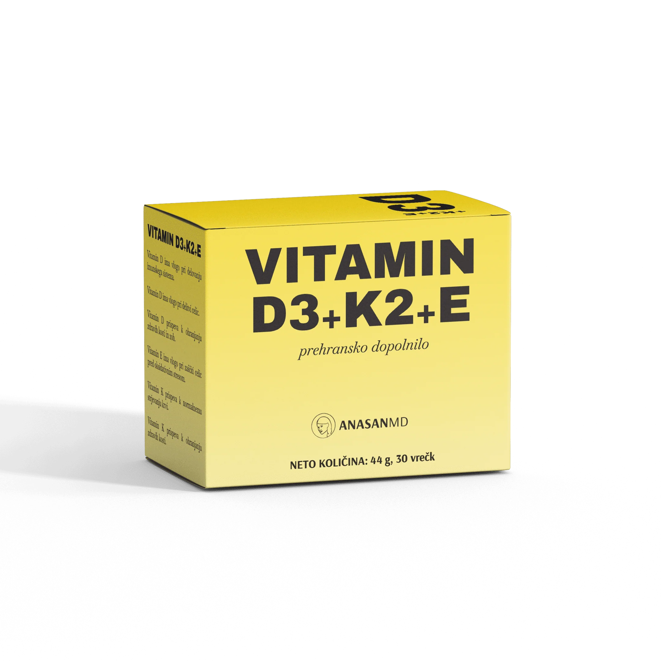 VITAMIN D3 + K2 + E